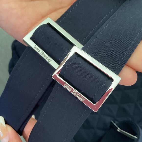 Vera Bradley Womens Pineapple Mini Blue Classic Backpack - Picture 7 of 9